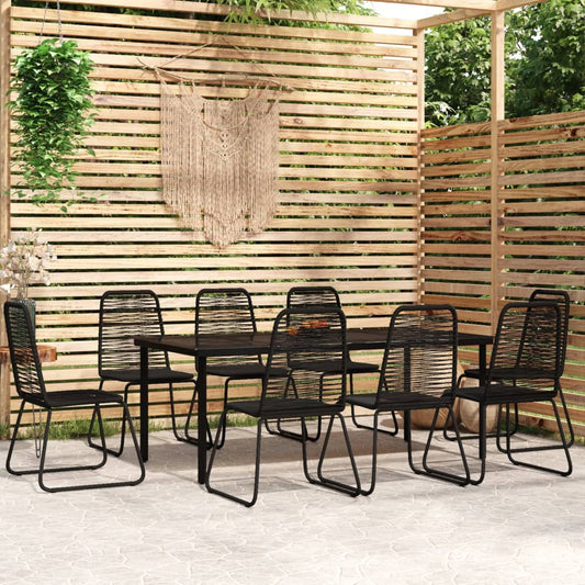 Garden Dining Set | Black