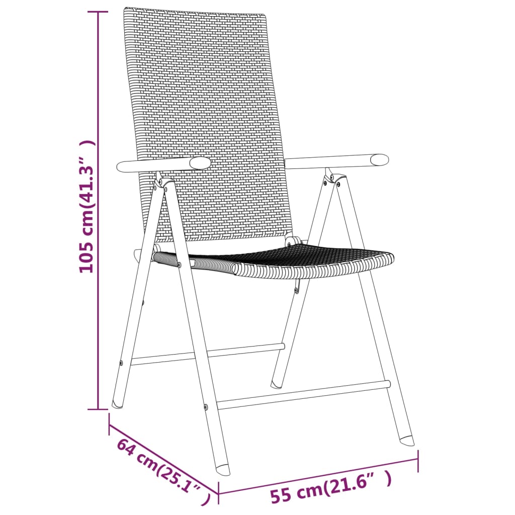 Garden Dining Set | Black