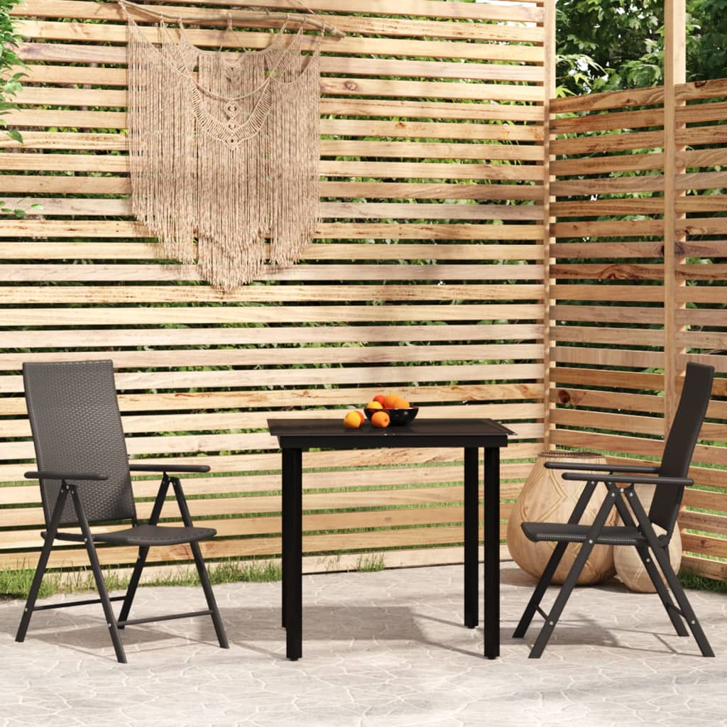 Garden Dining Set | Black
