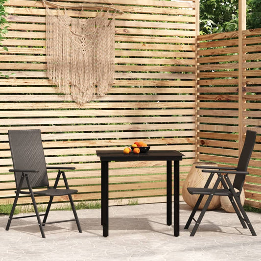 Garden Dining Set | Black