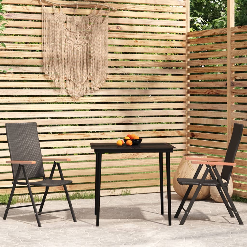 Garden Dining Set | Black