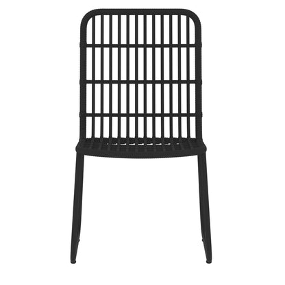 Dining Set | Black | Powder-coated Steel | Medium | Lightweight