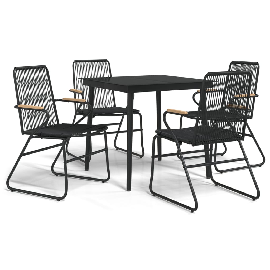 Garden Dining Set | Black