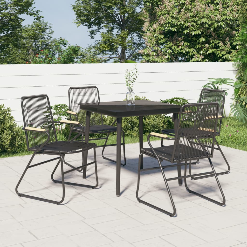 Garden Dining Set | Black