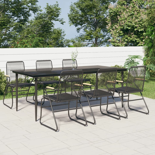 Garden Dining Set | Black