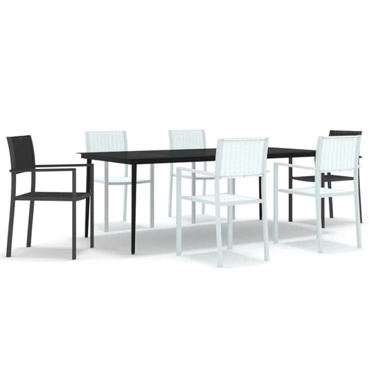Garden Dining Set | Black and White