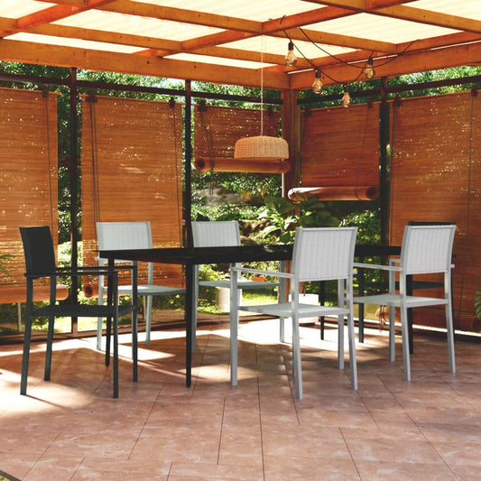Garden Dining Set | Black and White