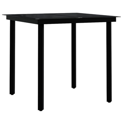 Garden Dining Set | Grey and Black