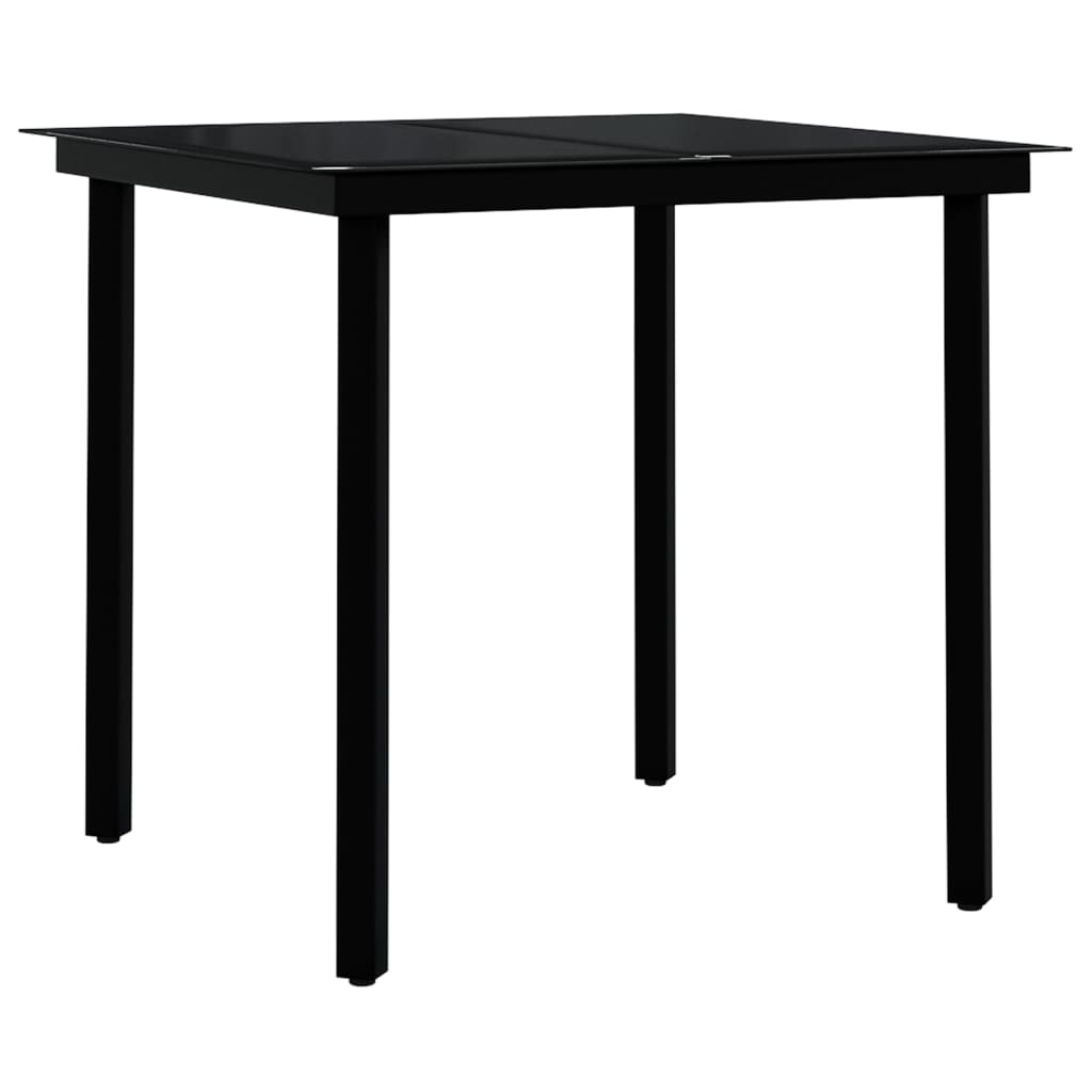Garden Dining Set | Grey and Black