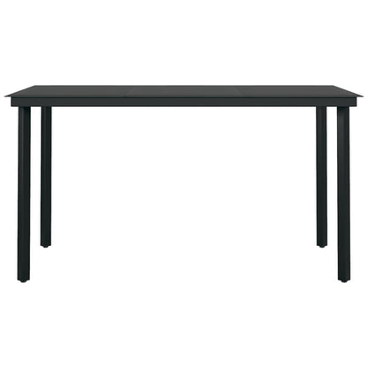 Garden Dining Set | Grey and black
