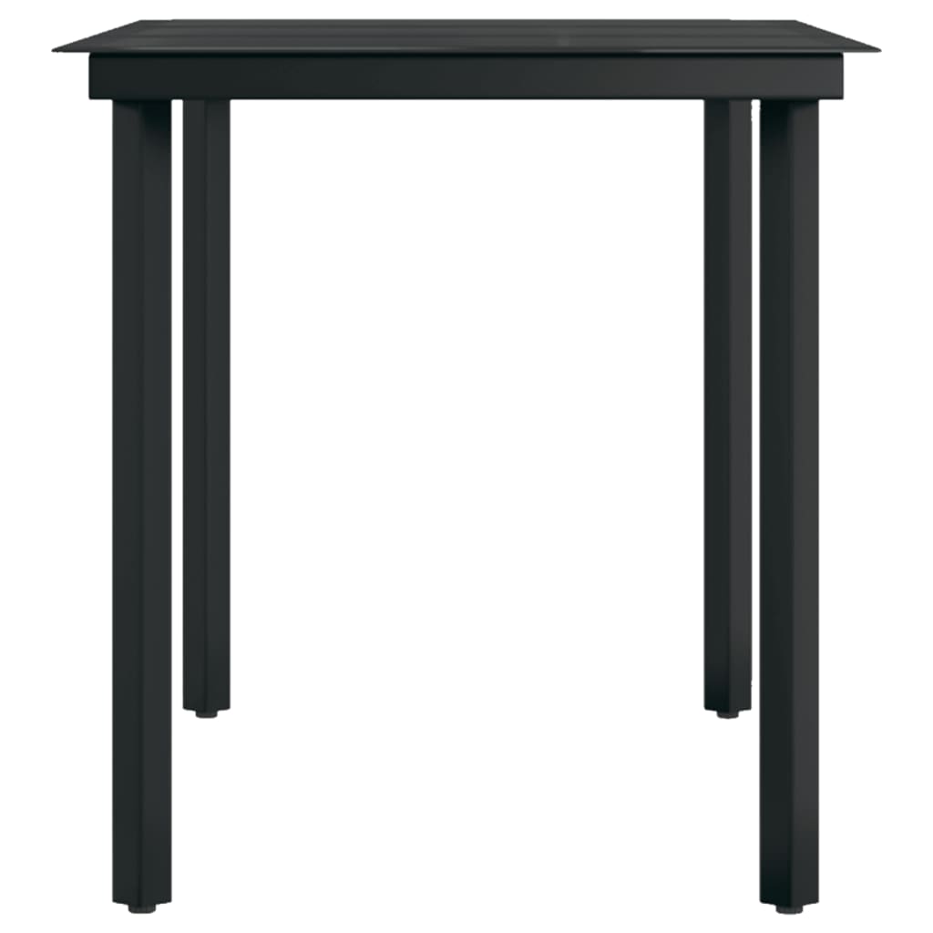 Garden Dining Set | Grey and black