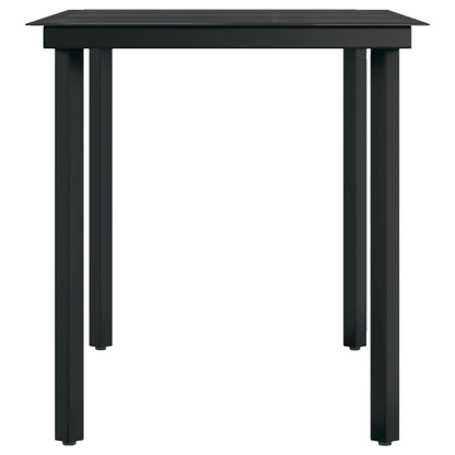 Garden Dining Set | Grey and black