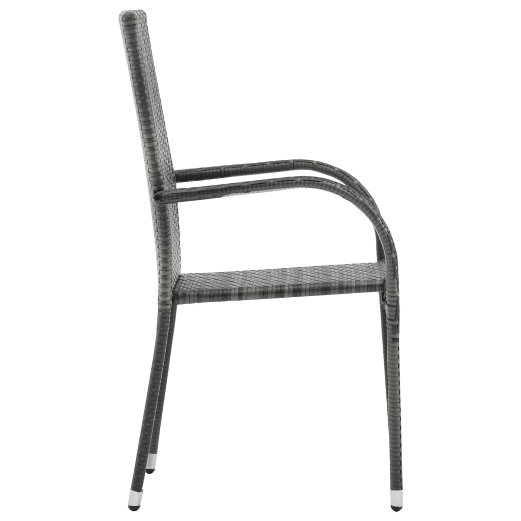 Garden Dining Set | Grey and Black