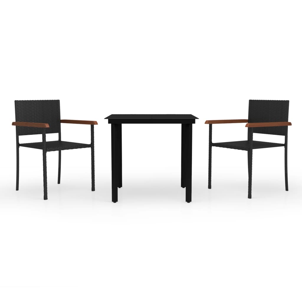 Garden Dining Set | Black