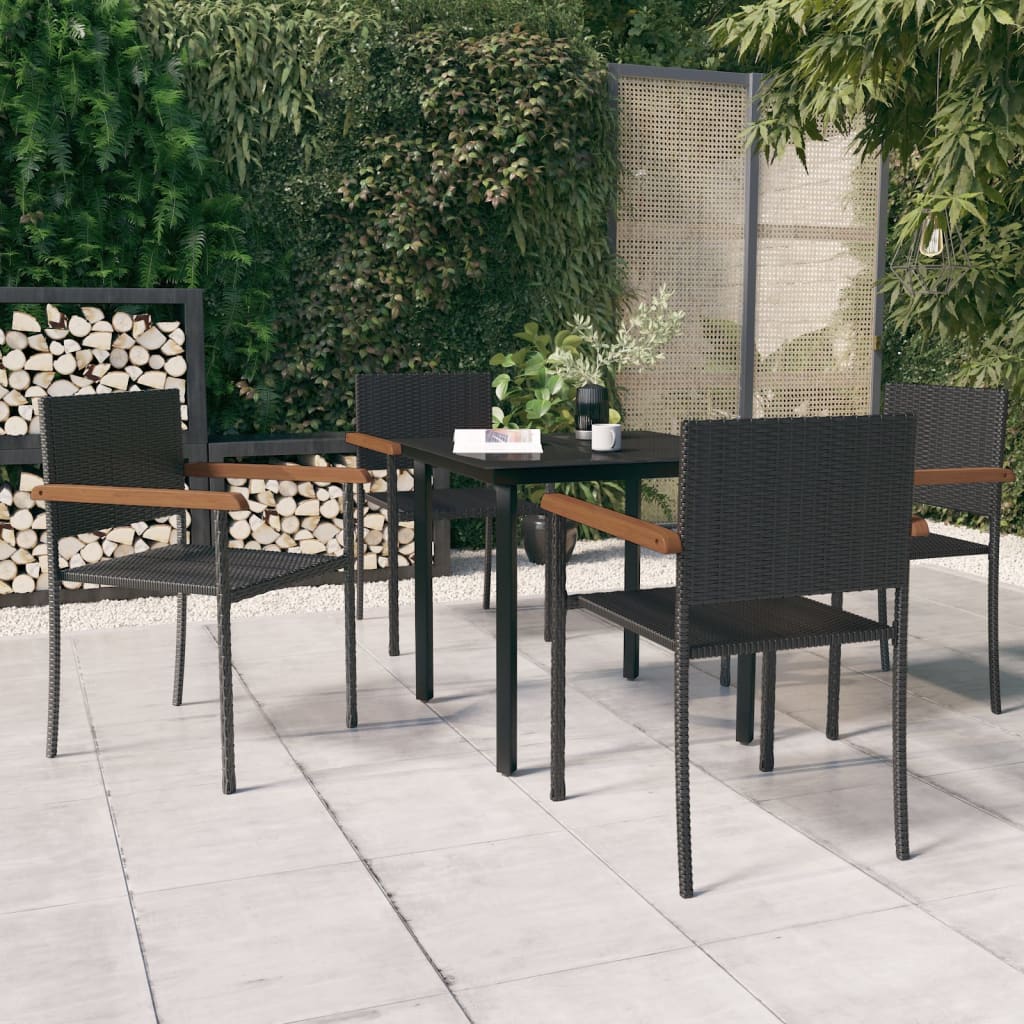 Garden Dining Set | Black