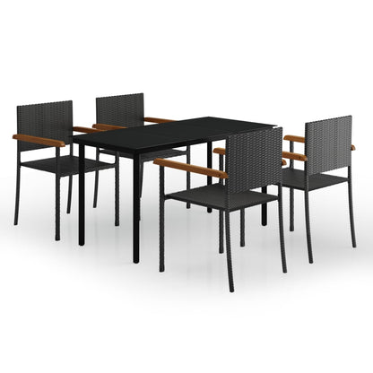Garden Dining Set | Black