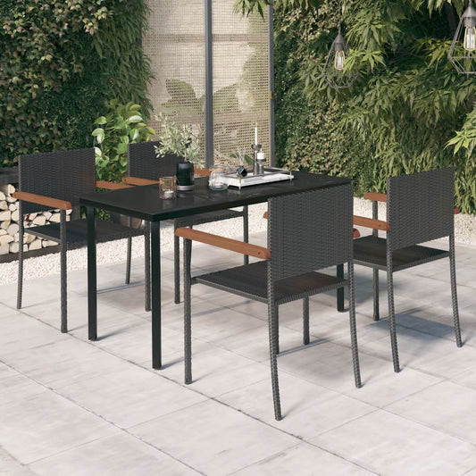 Garden Dining Set | Black