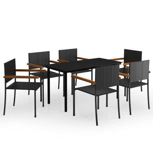 Garden Dining Set | Black