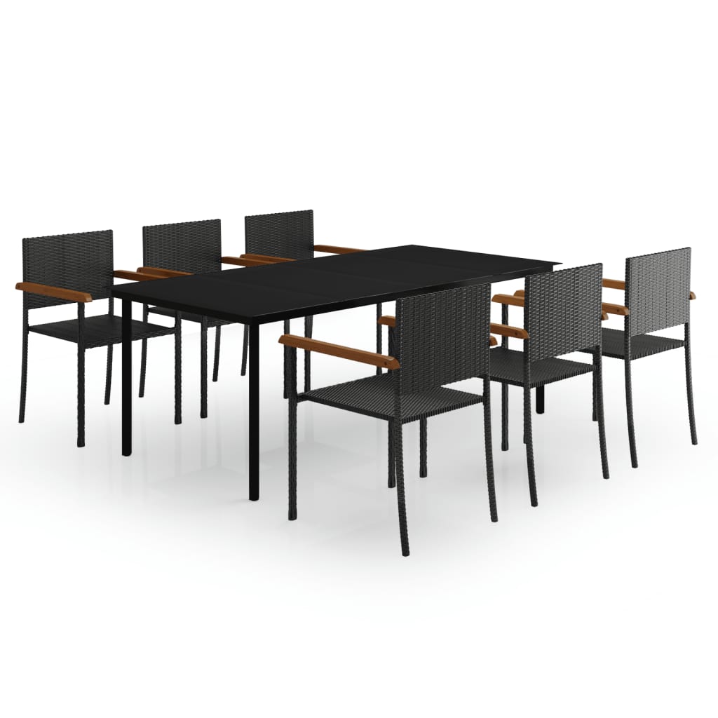 Garden Dining Set | Black