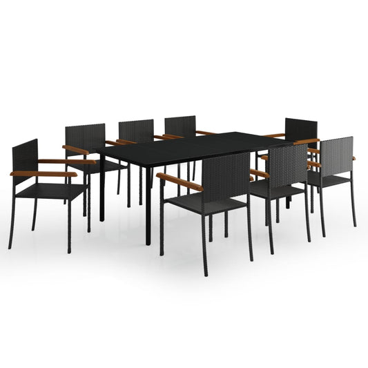 Garden Dining Set | Black