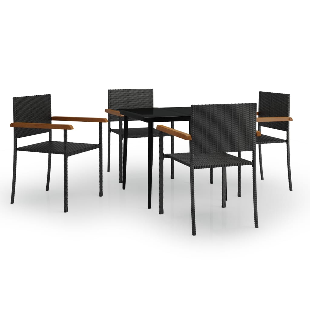 Garden Dining Set | Black