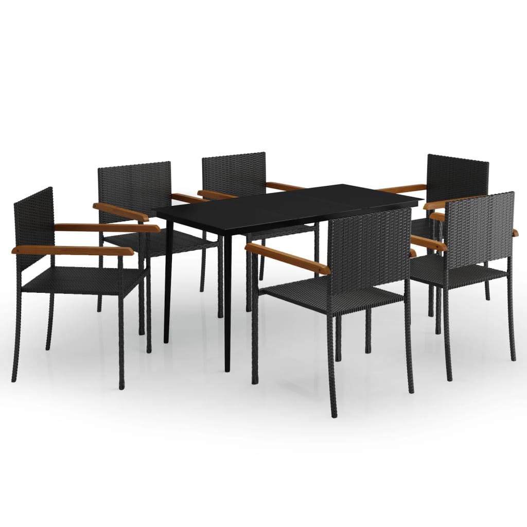 Garden Dining Set | Black