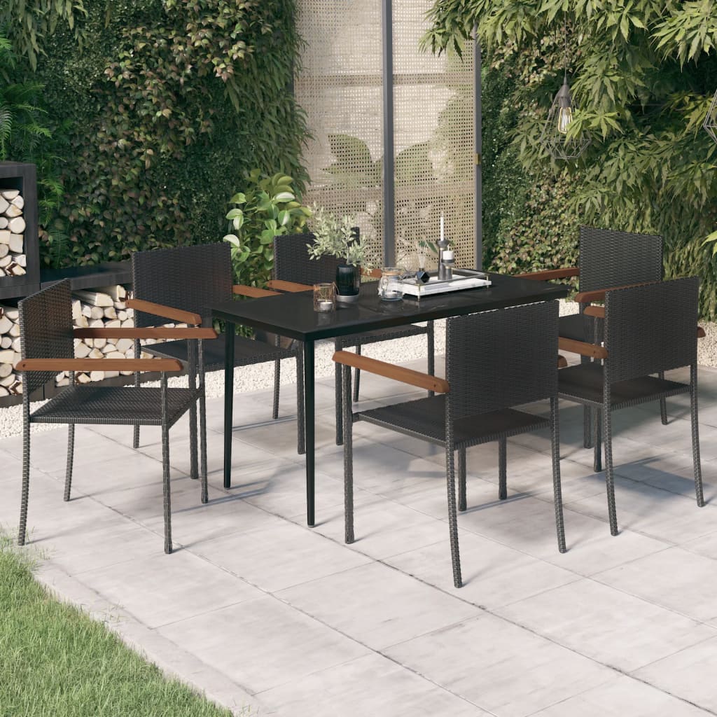 Garden Dining Set | Black