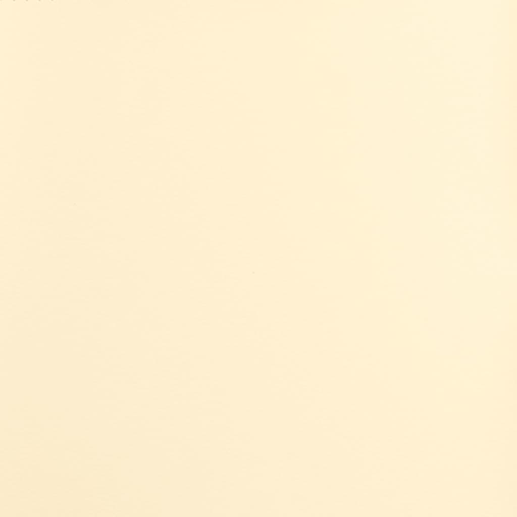 Recliner Chair Cream Faux Leather
