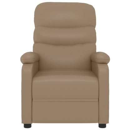 Recliner Chair Cappuccino Faux Leather