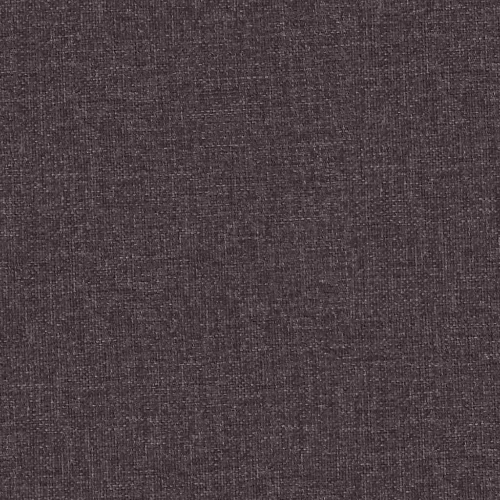 Recliner Chair Dark Brown Fabric