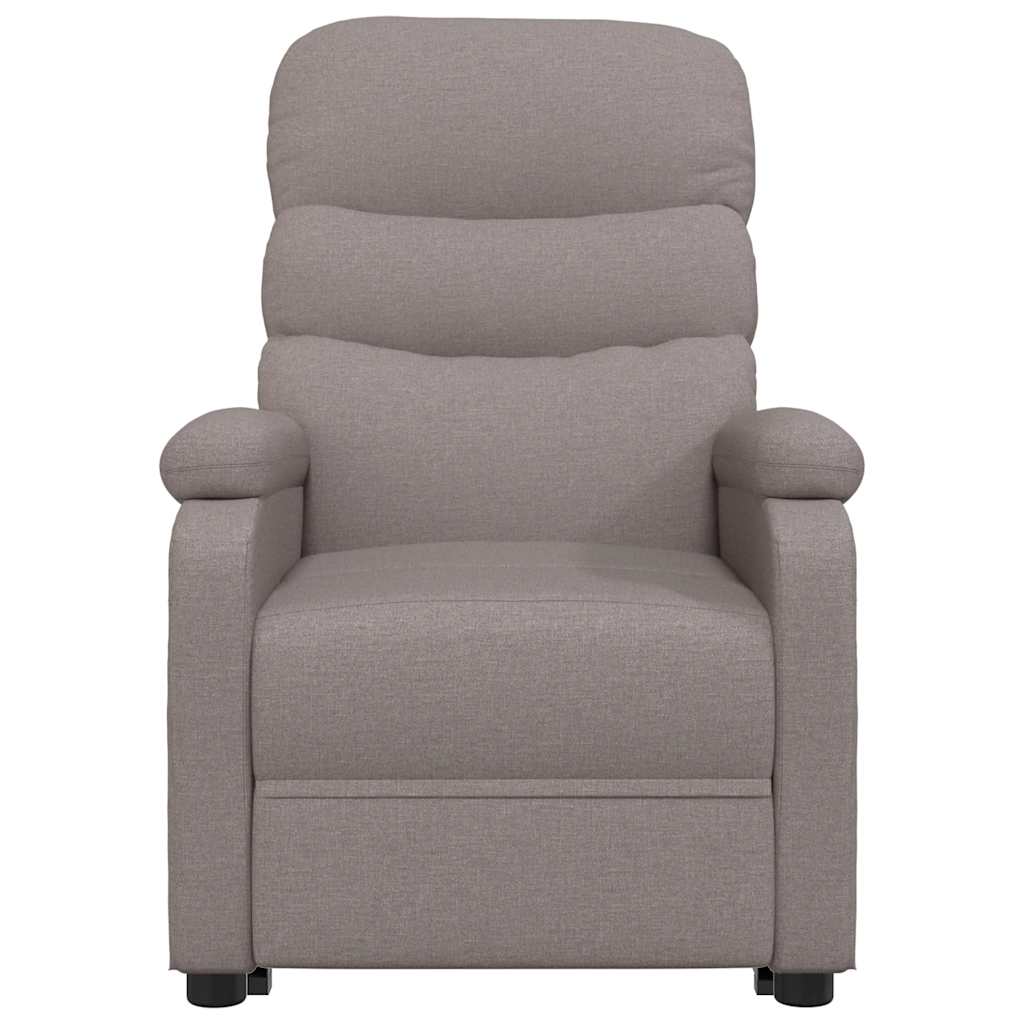 Recliner Chair Taupe Fabric