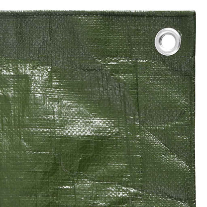 151540 vidaXL Tarpaulin 180 g/m² 6x10 m Green HDPE