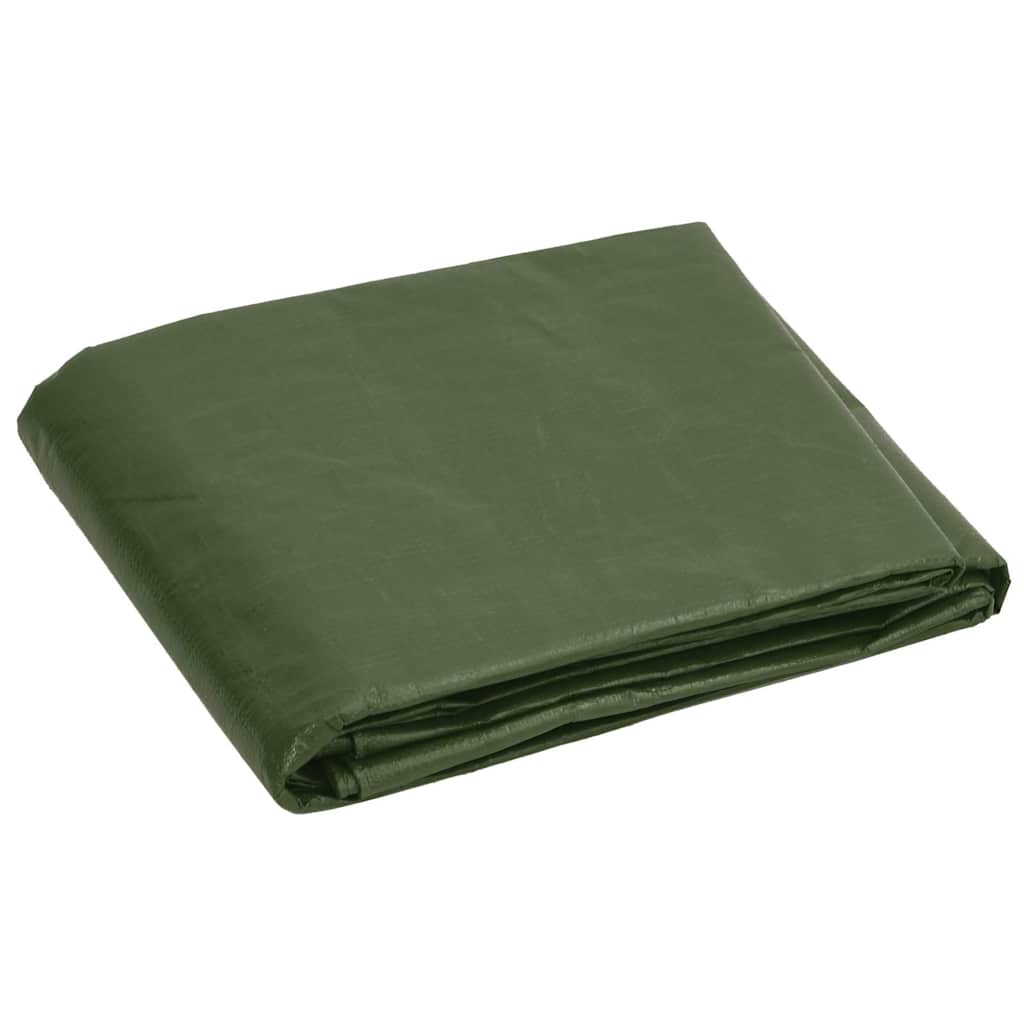 151544 vidaXL Tarpaulin 180 g/m² 8x12 m Green HDPE