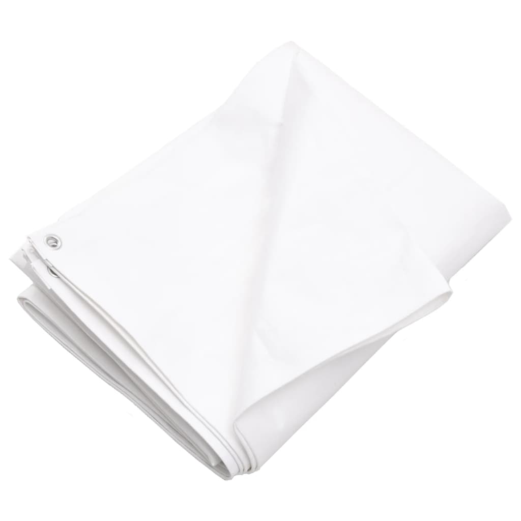 Tarpaulin 260 g/m² 8x10 m White HDPE