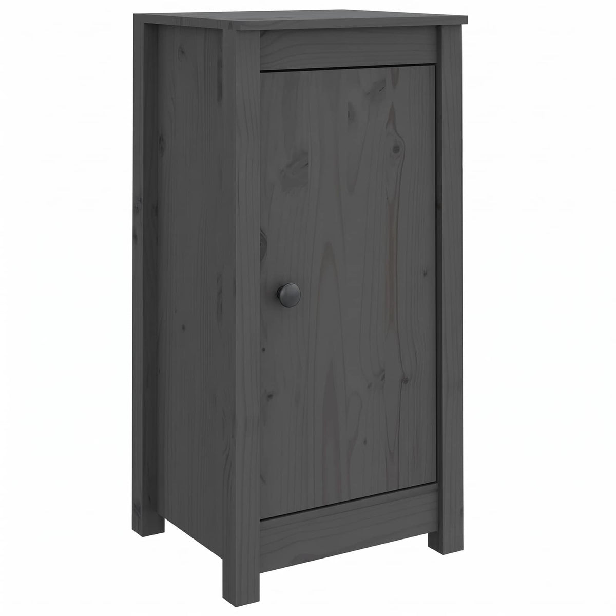 Sideboards 2 pcs Grey 39x35x80 cm Solid Wood Pine