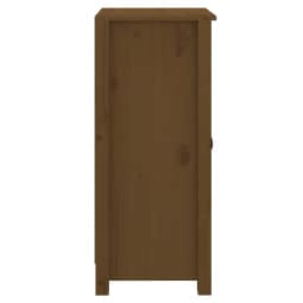 Sideboards 2 pcs Honey Brown 39x35x80 cm Solid Wood Pine