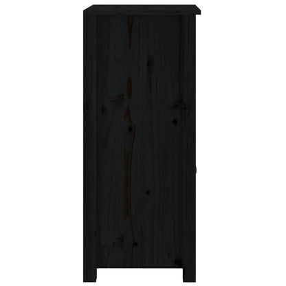 Sideboard | Set of 2 | Black | Solid pine wood | Medium | Sideboard