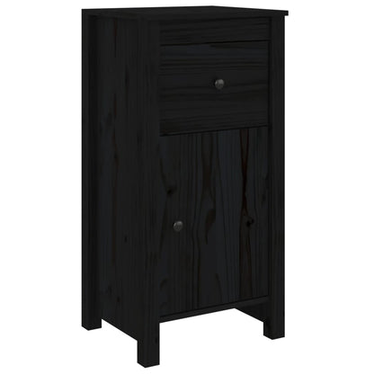 Sideboard | Set of 2 | Black | Solid pine wood | Medium | Sideboard