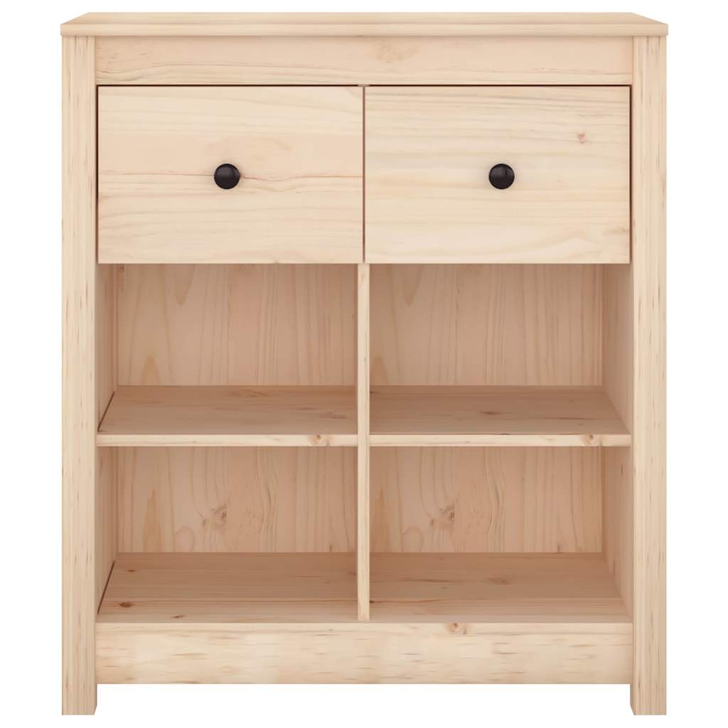 813764 vidaXL Sideboard 70x35x80 cm Solid Wood Pine