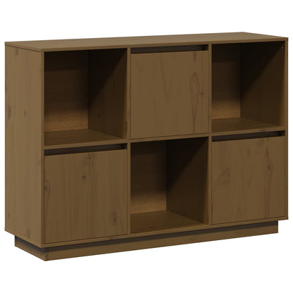 Sideboard Honey Brown 110,5x35x80 cm Solid Wood Pine