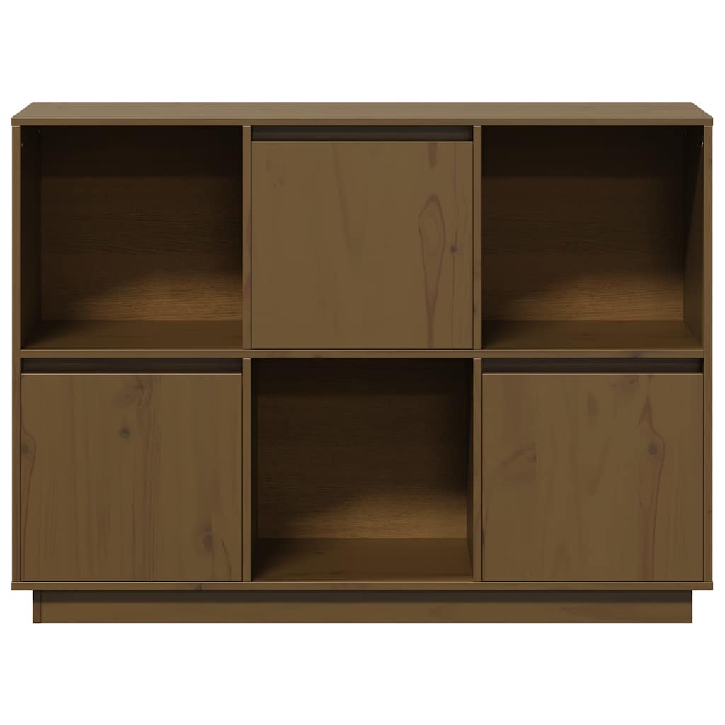 Sideboard Honey Brown 110,5x35x80 cm Solid Wood Pine