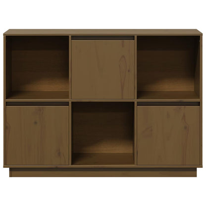 Sideboard Honey Brown 110,5x35x80 cm Solid Wood Pine