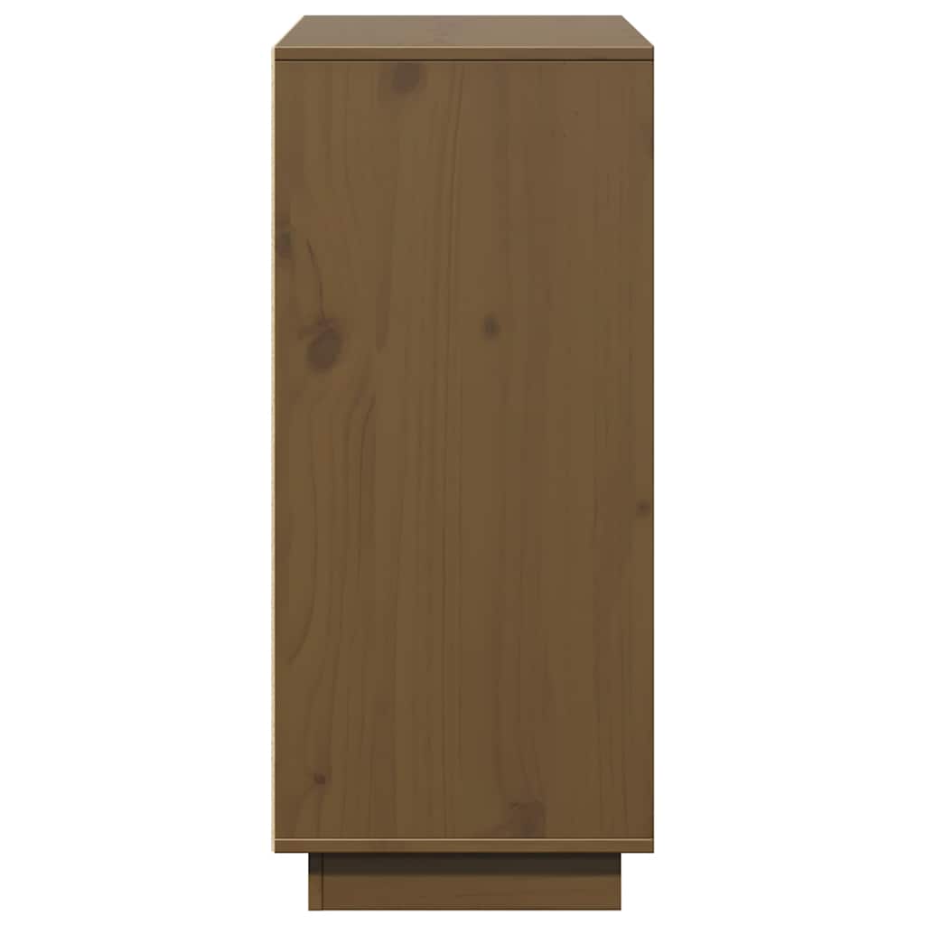 Sideboard Honey Brown 110,5x35x80 cm Solid Wood Pine