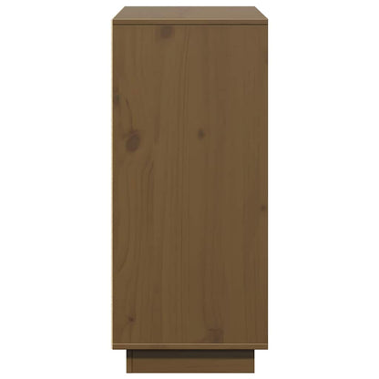 Sideboard Honey Brown 110,5x35x80 cm Solid Wood Pine