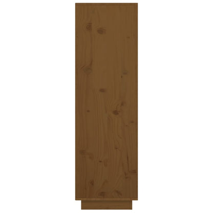 Highboard Honey Brown 38x35x117 cm Solid Wood Pine