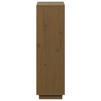 Highboard Honey Brown 74x35x117 cm Solid Wood Pine
