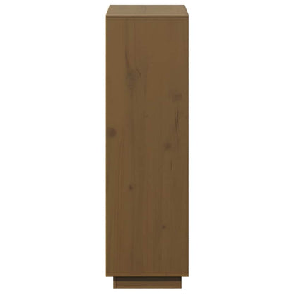 Highboard Honey Brown 74x35x117 cm Solid Wood Pine