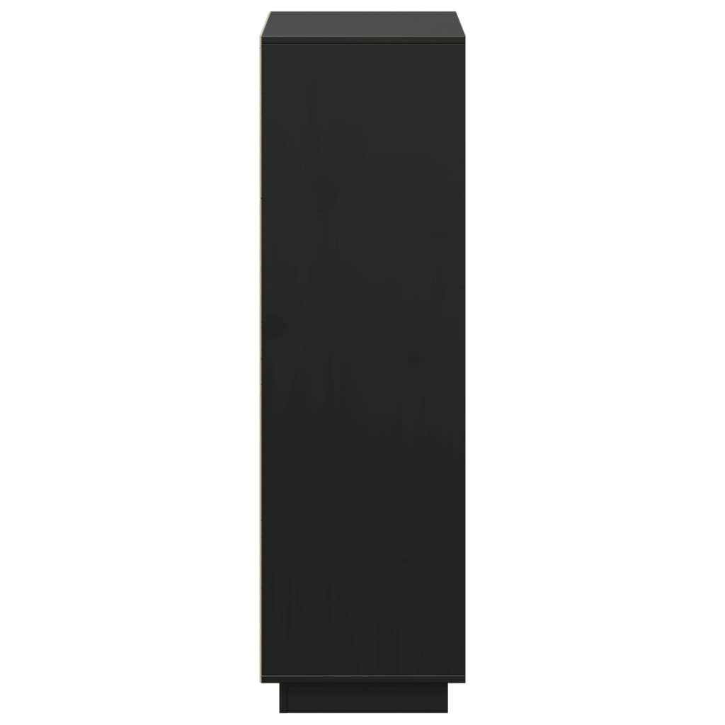 Highboard | Black | Solid pine wood | Medium | Reversible | Highboard