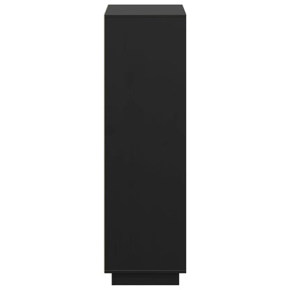 Highboard | Black | Solid pine wood | Medium | Reversible | Highboard