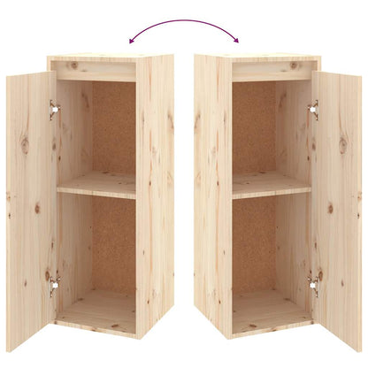 TV Cabinets 2 pcs Solid Wood Pine